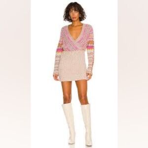 Free People Forever Fairisle Dress